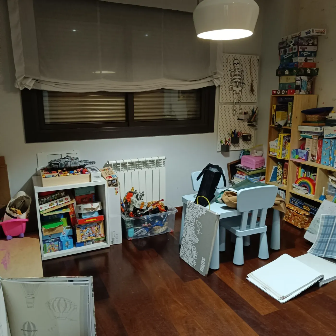 La habitación antes, usada como cuarto de juegos